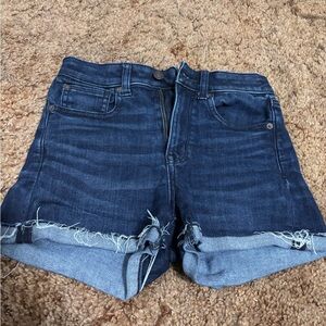 American Eagle Outfitters Dark Blue Jean Shorts
